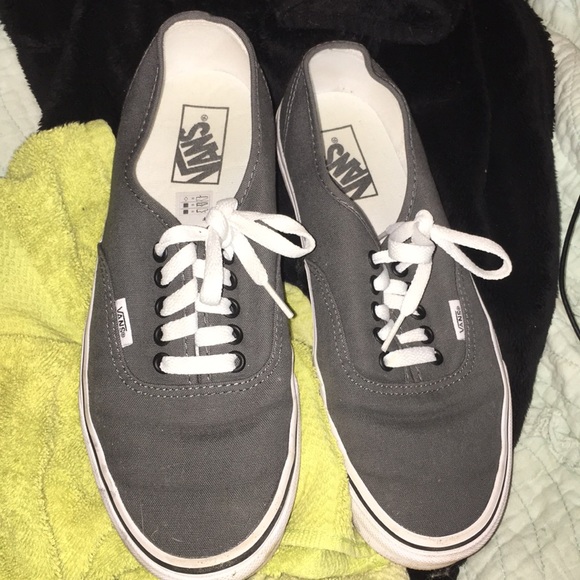 Vans | Shoes | Grey Vans Size In Womens 